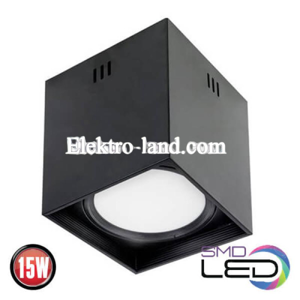 Накладной светильник LED 15W HOROZ SANDRA-SQ15/XL 4200K квадрат